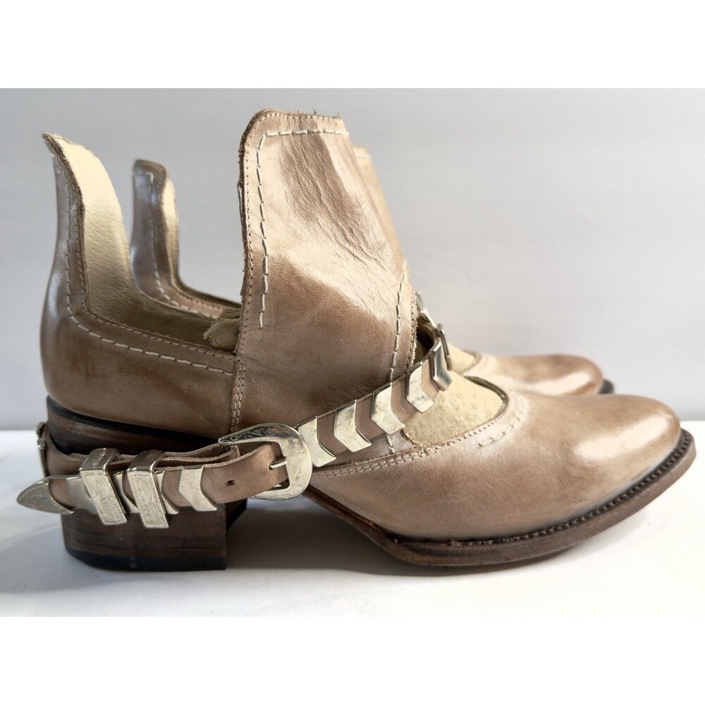 Freebird-Steven Boho-Steampunk-Western Leather Ankle Accents Womens Boot Size 11